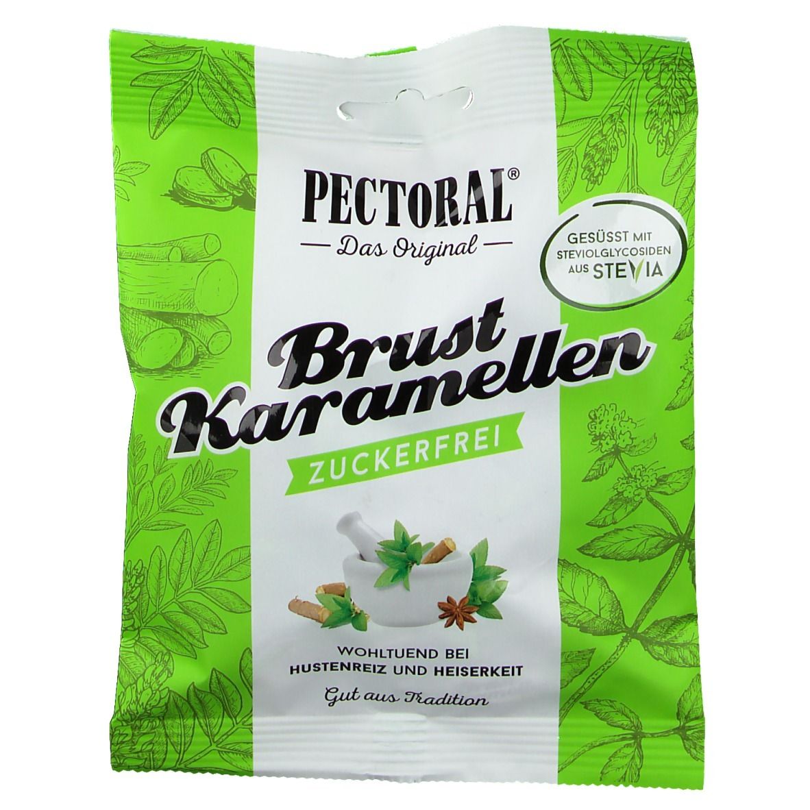 PECTORAL Brustkaramellen zuckerfrei Beutel