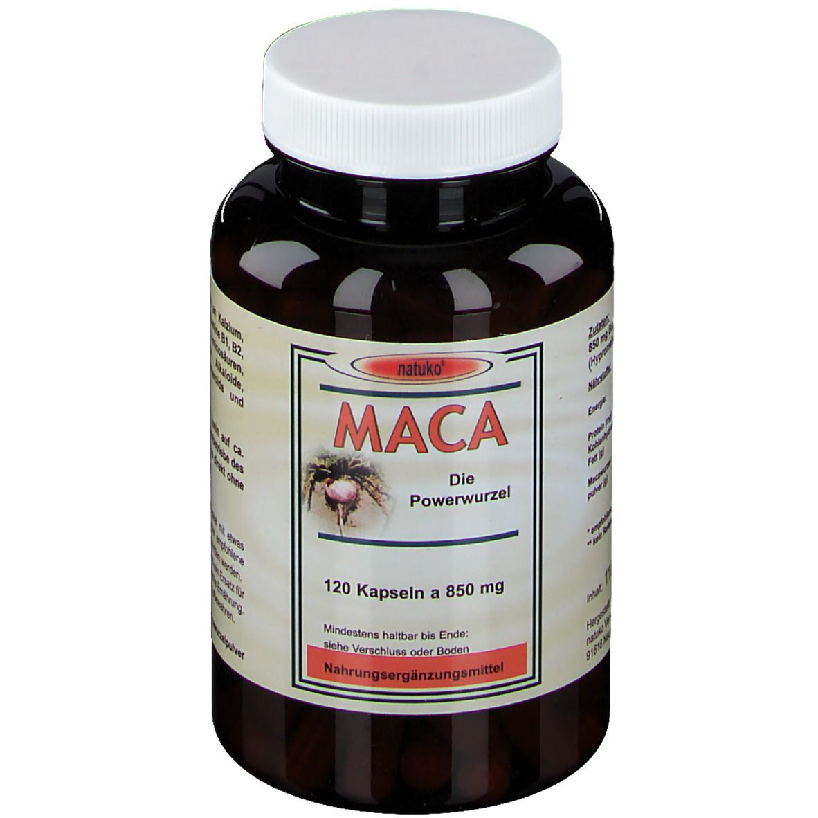 Image of nakuto® MACA 850 mg