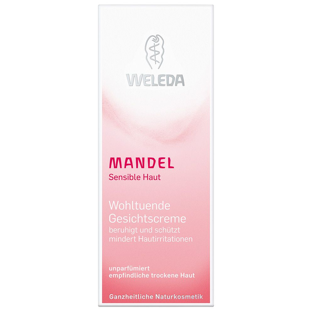 Crème faciale apaisante à l'amande