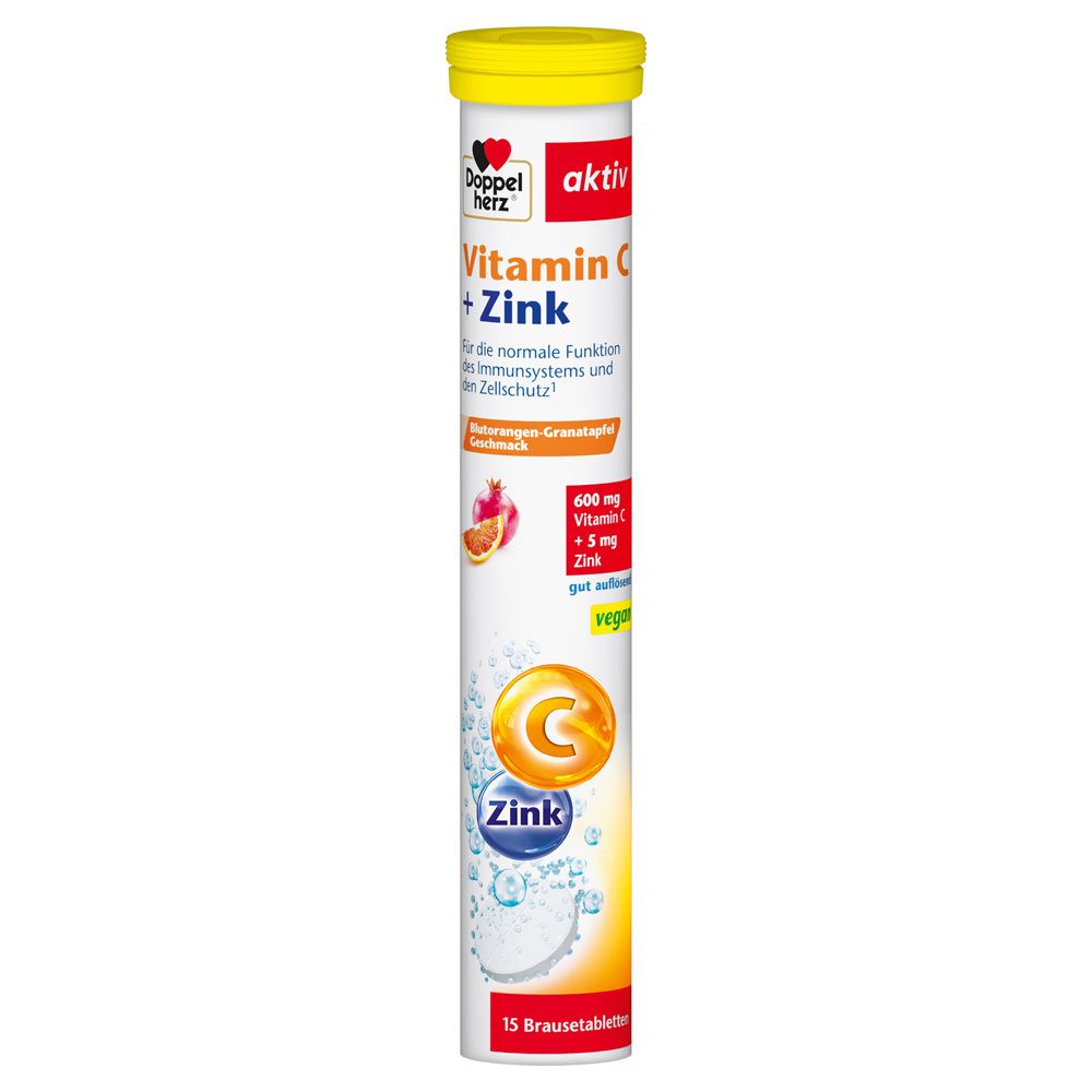 Doppelherz® aktiv Vitamin C + Zink Brausetabletten