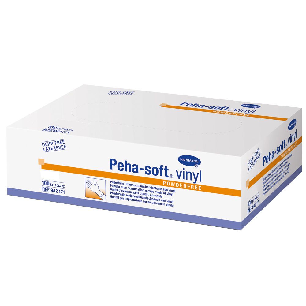 Peha-soft® vinyl puderfrei Untersuchungshandschuhe Gr. XL 9 - 10