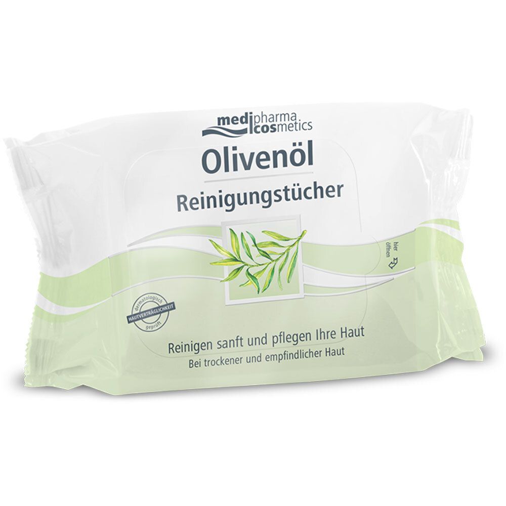 medipharma cosmetics Olivenöl Reinigungstücher