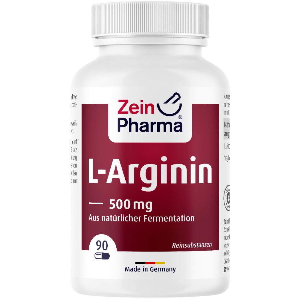 Image of L Arginin Kapseln 500 mg ZeinPharma