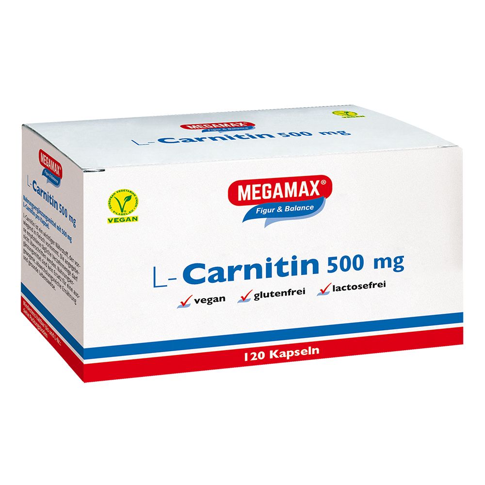 Image of MEGAMAX® Figur & Balance L-Carnitin 500 mg