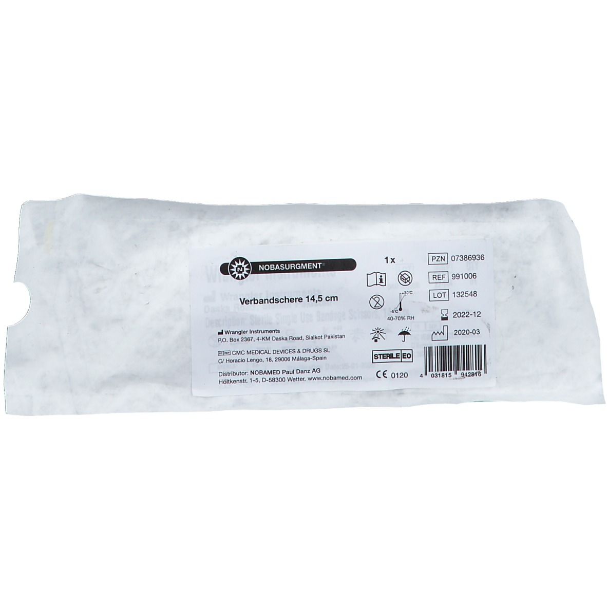 Nobamed® Ciseaux de pansement 14,5 cm