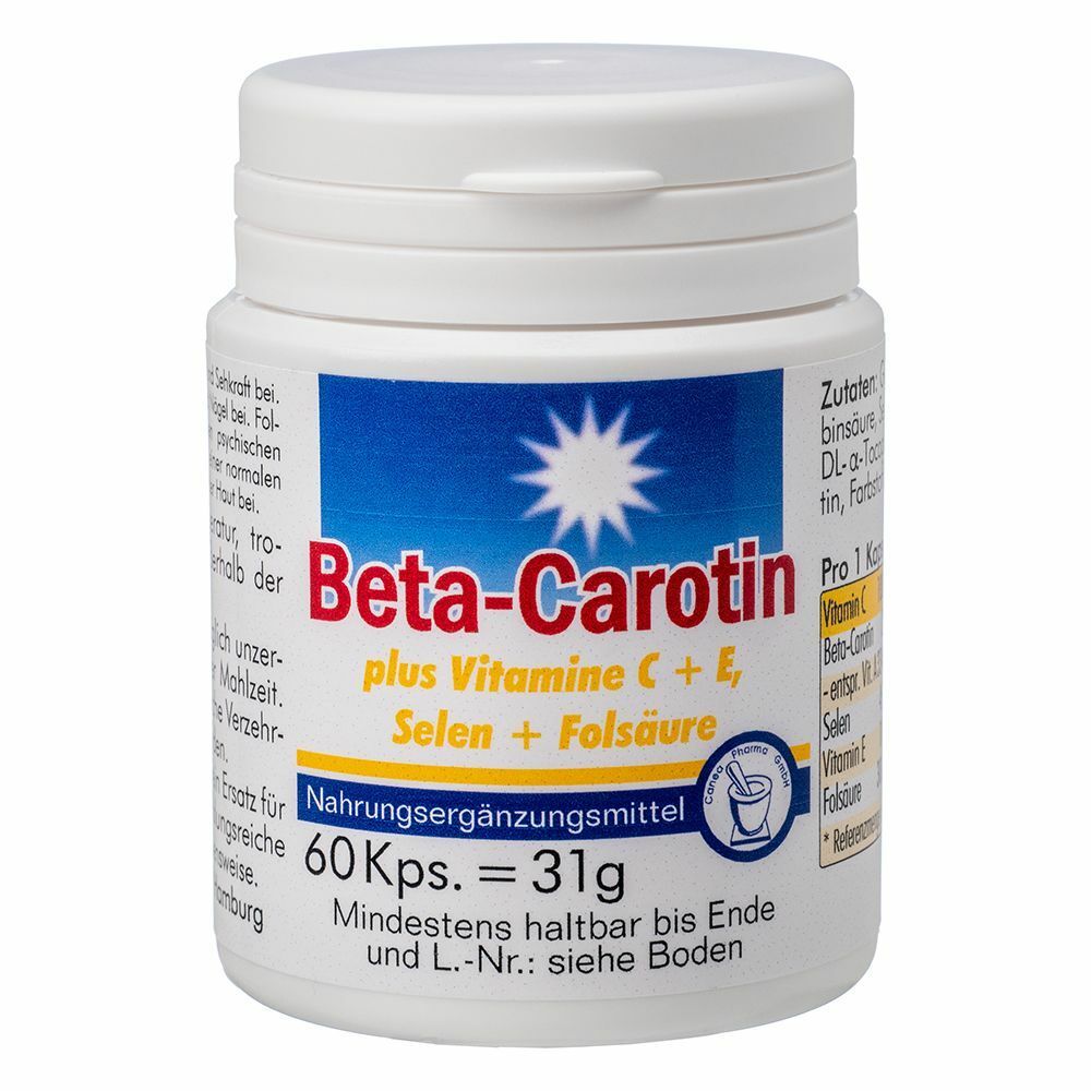 Image of Beta Carotin Kapseln + Vitamin C + E