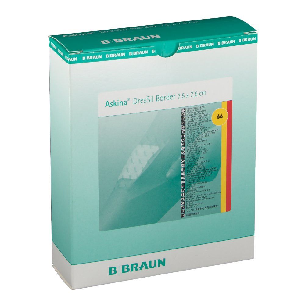 Image of Askina® DresSil Border 7,5 x 7,5 cm