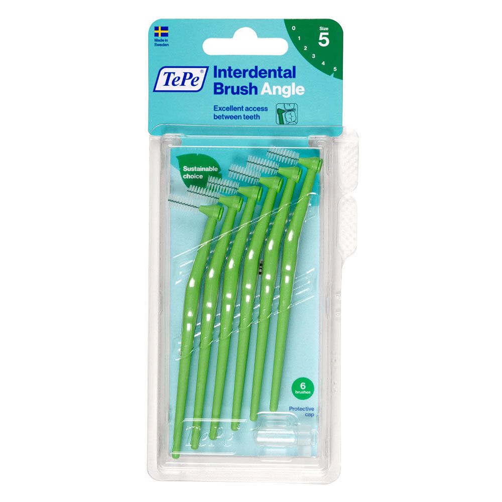 TePe Angle Interdentalbürsten 0,8 mm grün
