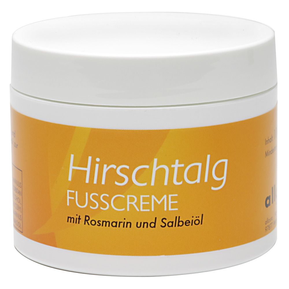 Image of Hirschtalg Fusscreme mit Rosmarin und Salbeiöl