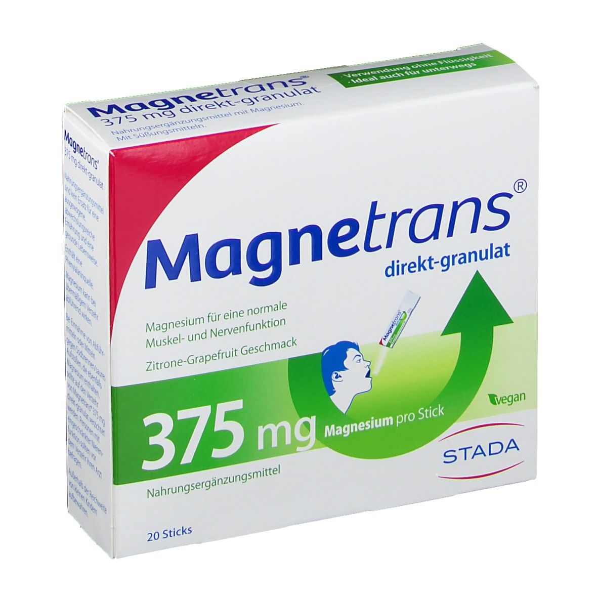 MAGNETRANS direkt 375 mg Granulat