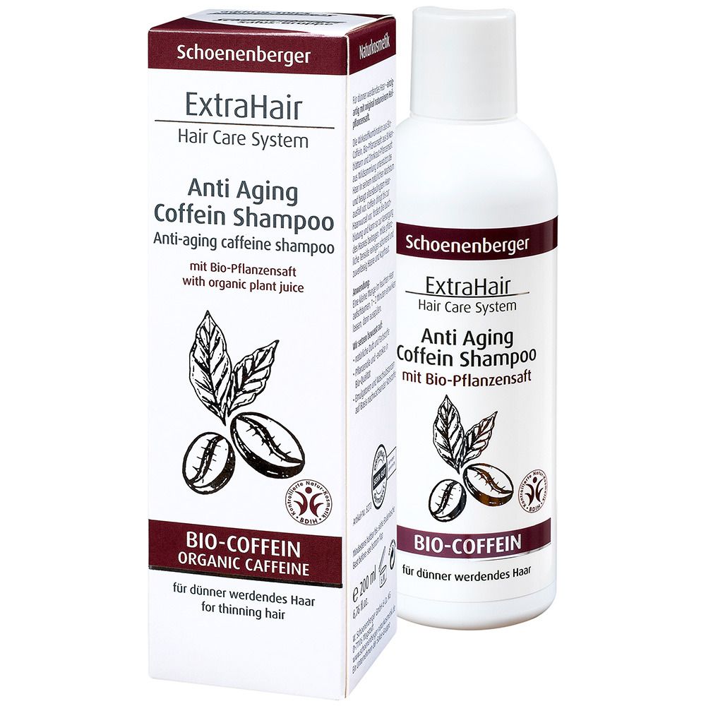 Image of Schoenenberger® Naturkosmetik ExtraHair® Hair care System Anti Aging Coffein Shampoo