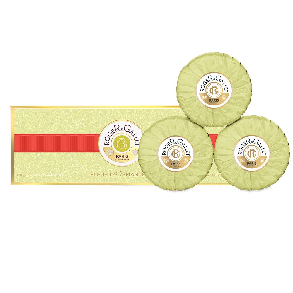 ROGER & GALLET Fleur d'Osmanthus Seifencoffret