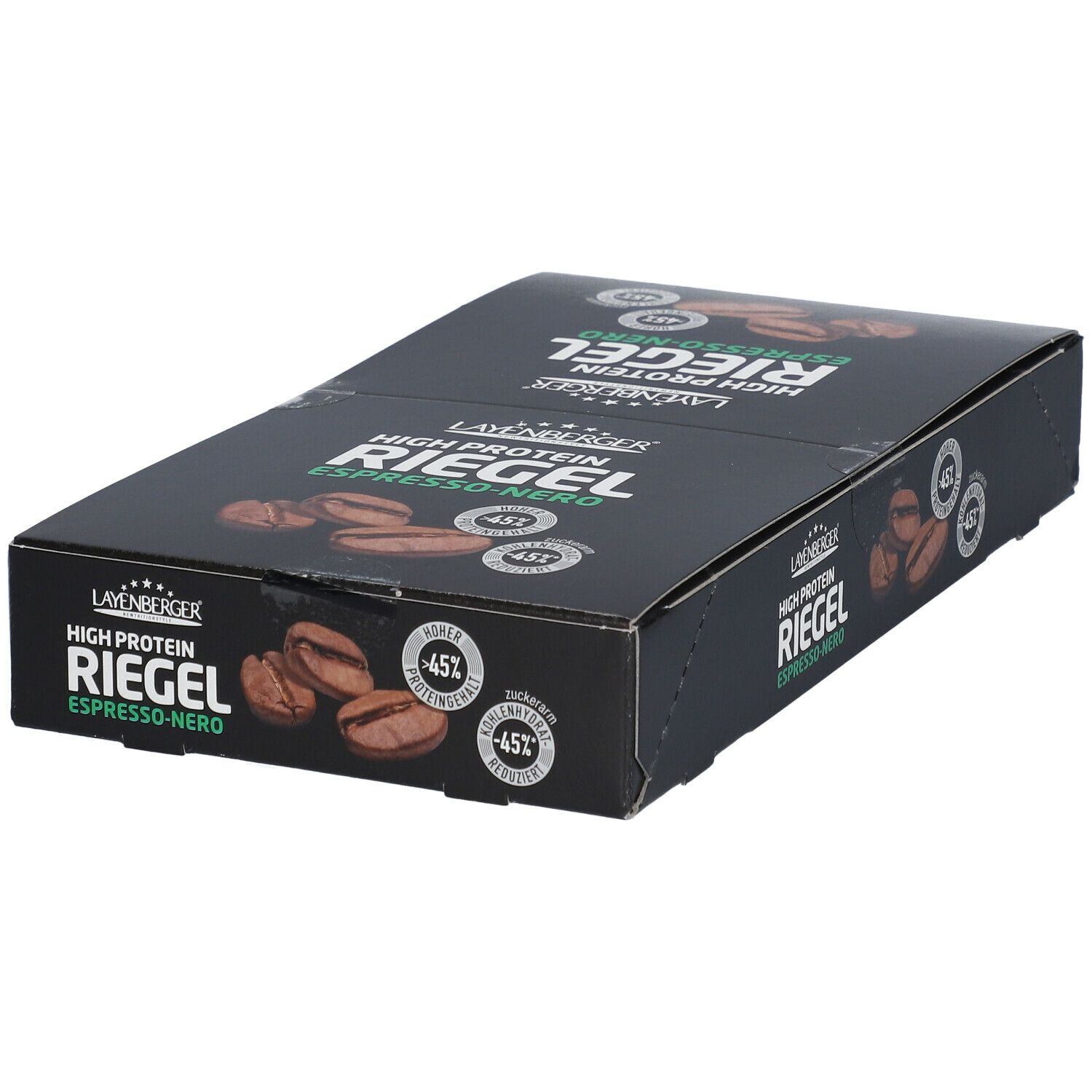 LAYENBERGER® High Protein Barres Espresso-Nero