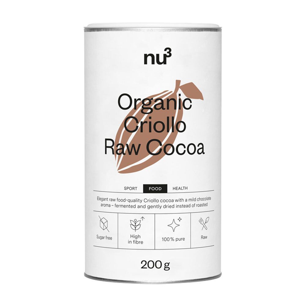 nu3 Cacao Criollo Cru Bio