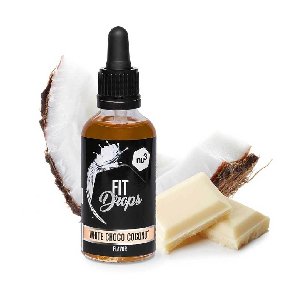 nu3 Fit Drops gouttes aromatisantes Chocolat blanc - Coco