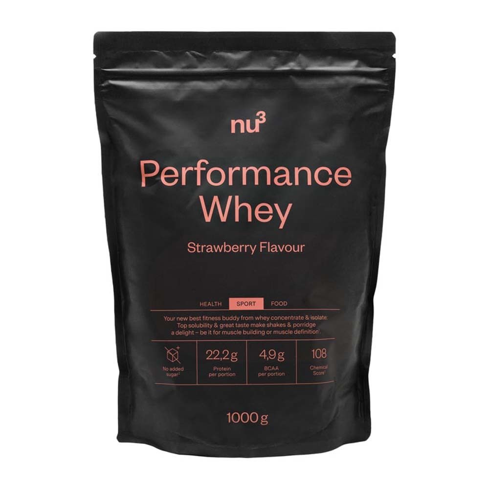 Image of nu3 Performance Whey, Erdbeere - Proteinpulver