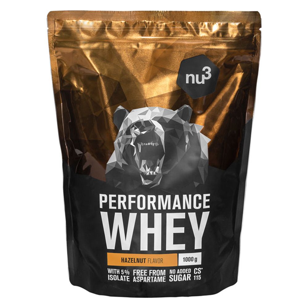 Image of nu3 Performance Whey, Haselnuss – Proteinpulver