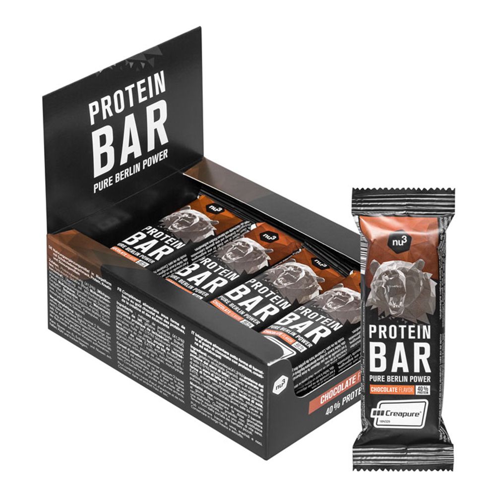 nu3 Barres protéinées 40 % chocolat