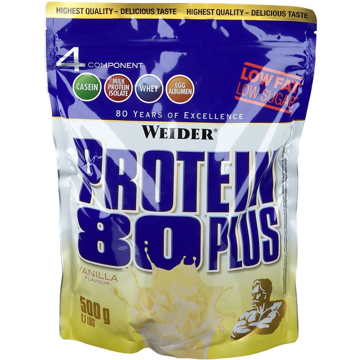 Image of Weider Protein 80 Plus, Vanille, Pulver