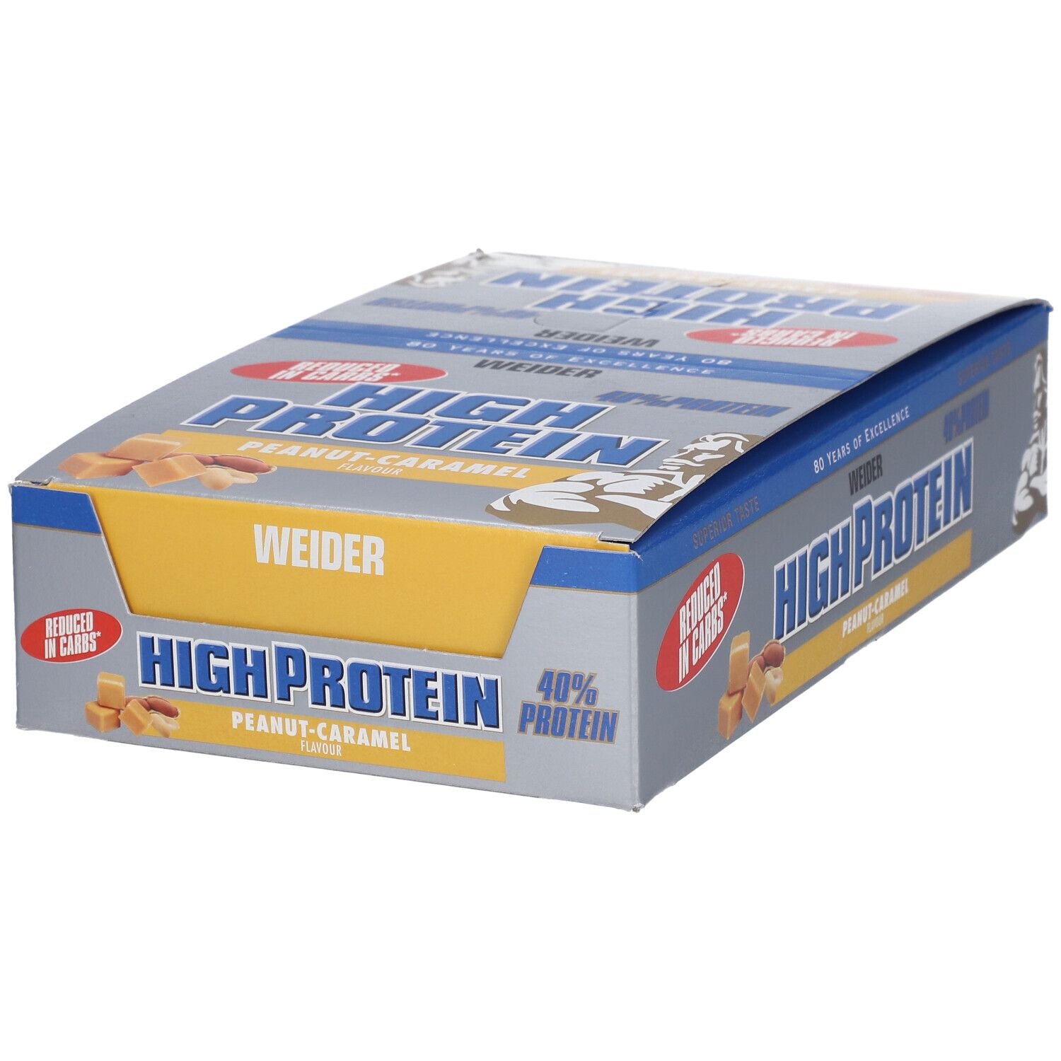 WEIDER LOW CARB HIGH PROTEIN BAR CACAHUÈTE - CARAMEL