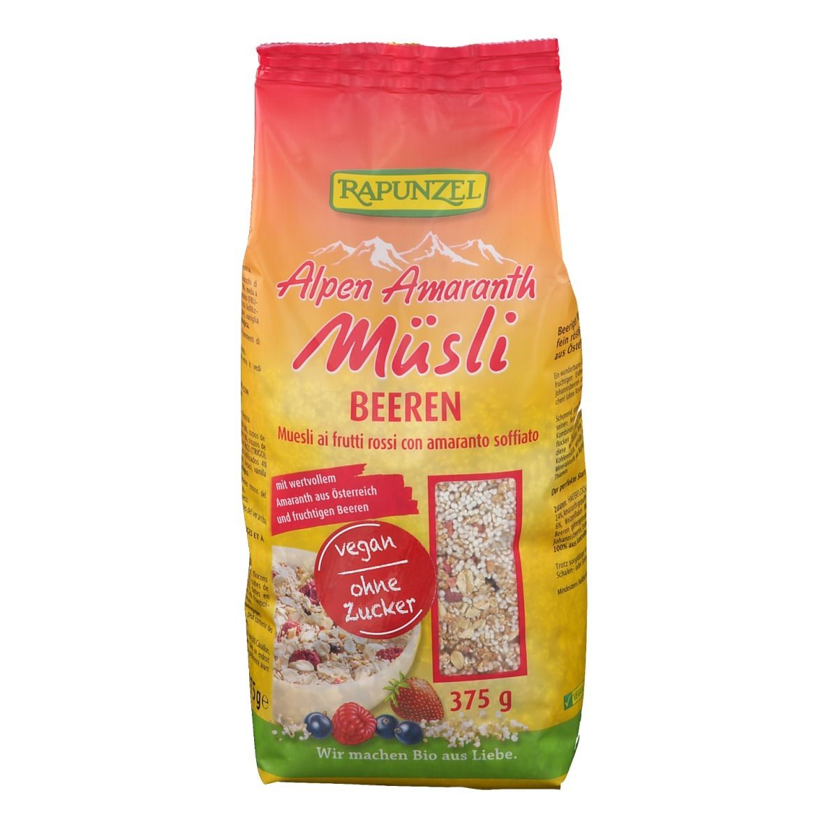 RAPUNZEL Bio Alpen-Amaranth Müsli, Beeren