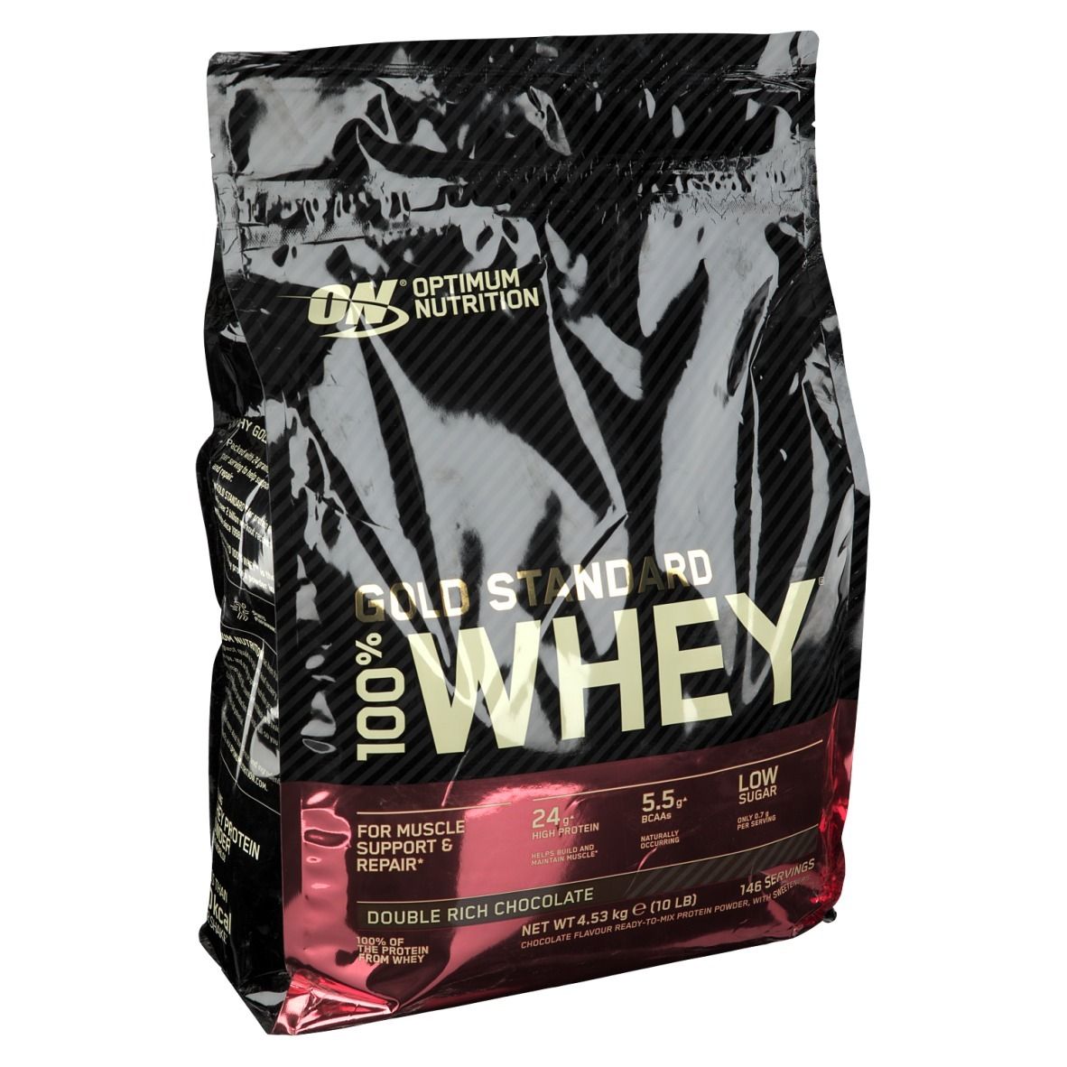 Image of Optimum Nutrition 100 % Whey Gold Standard, Double Rich Chocolate, Pulver