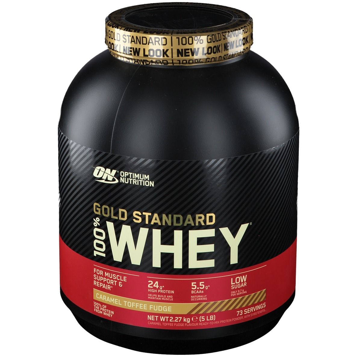 Image of Optimum Nutrition 100 % Whey Gold Standard Karamell-Toffee