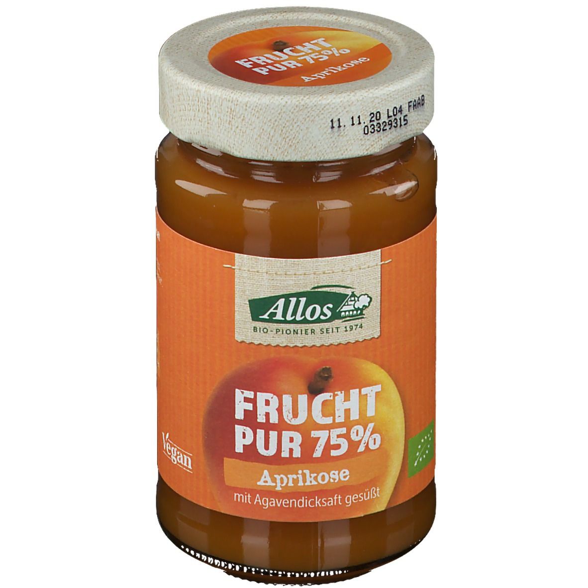 Image of Allos Bio Frucht Pur 75 % Aprikose