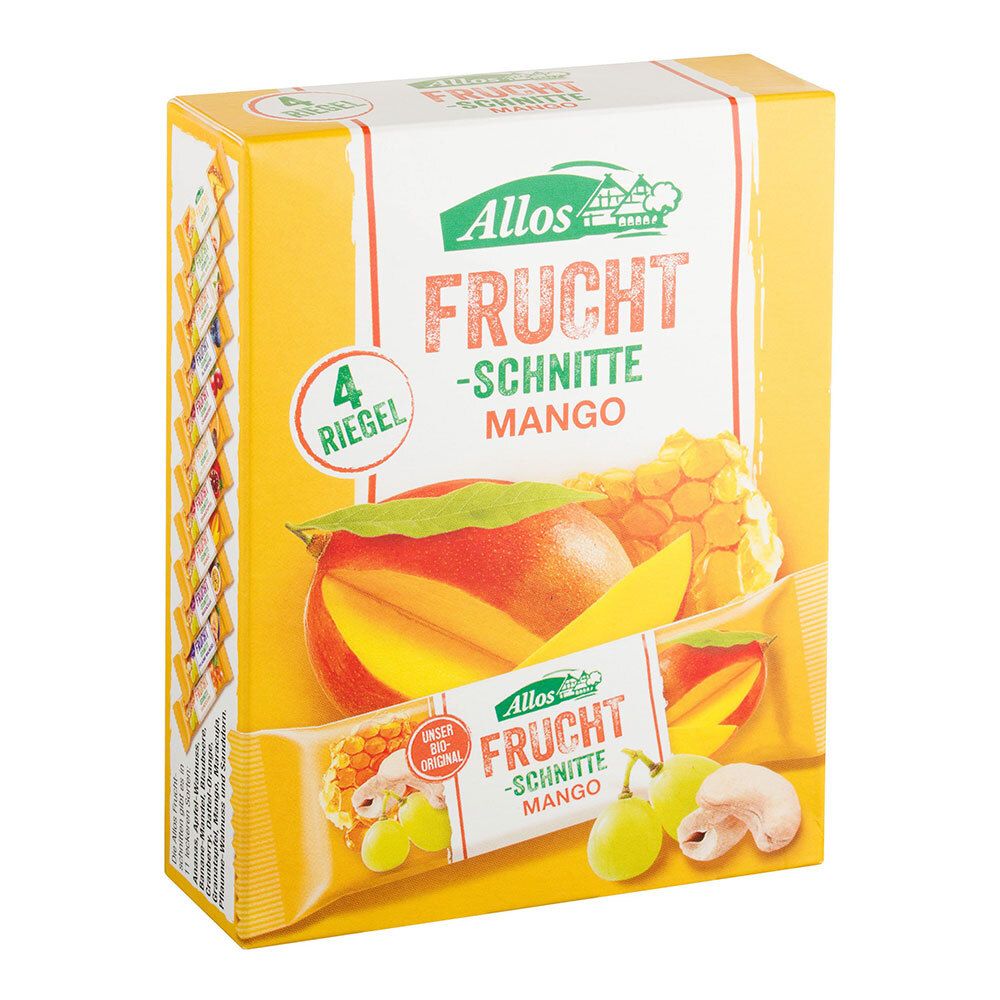 Allos Barres fruitées bio, Mangue