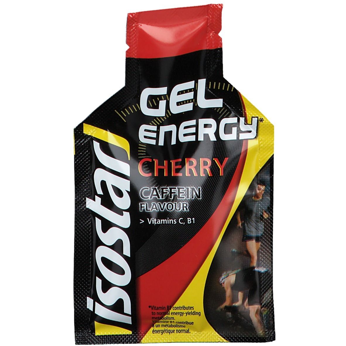 Image of isostar® Energy Gel Kirsche mit Koffein