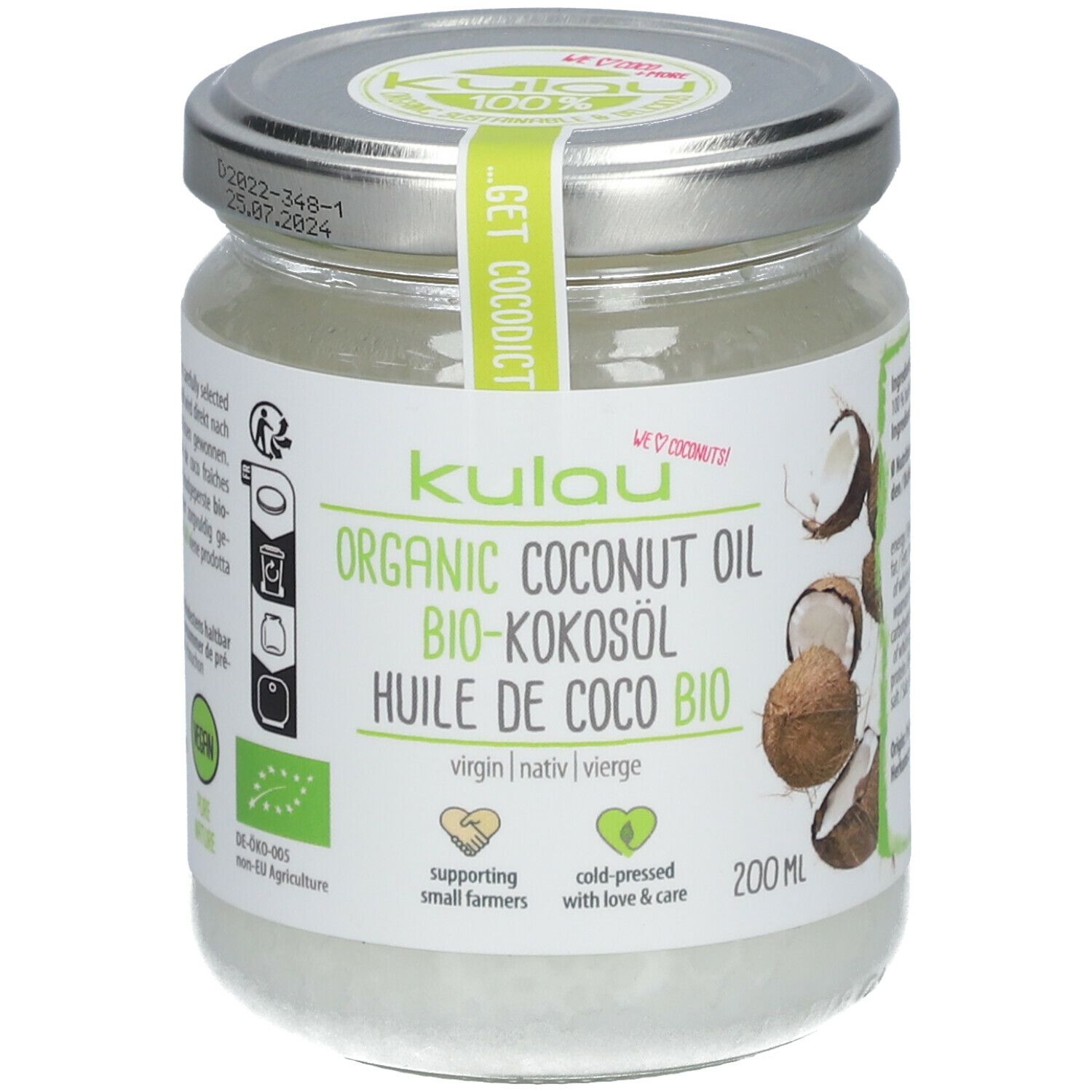 Kulau HUILE DE COCO BIO