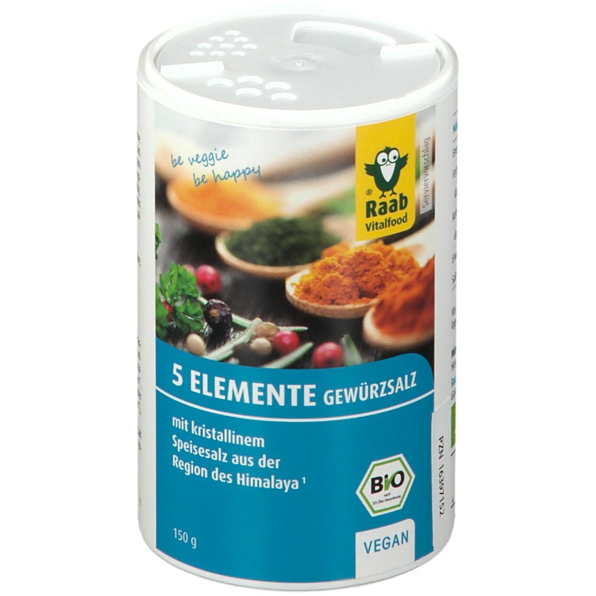Raab Vitalfood Bio 5-Elemente Gewürzsalz