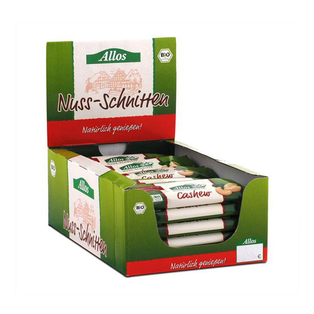Allos Barres aux noix bio, Noix de Cajou