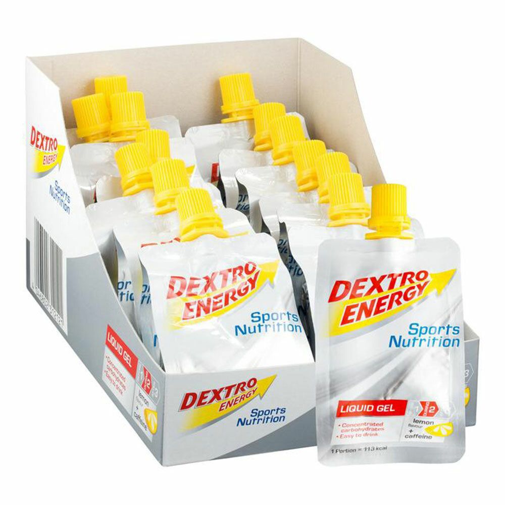 Image of Dextro Energy Liquid Gel, Zitrone-Koffein