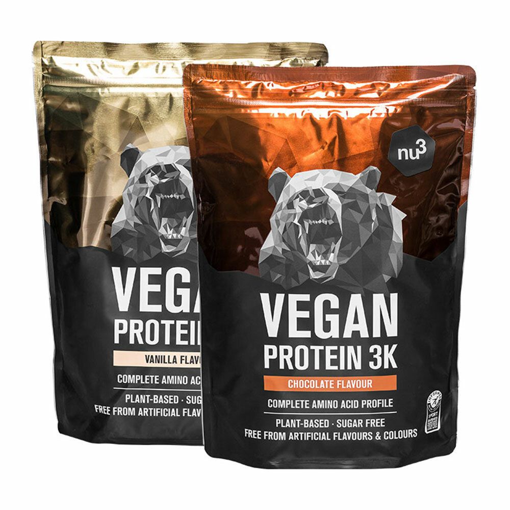 Image of nu3 Vegan Protein Probierpaket Schoko & Vanille