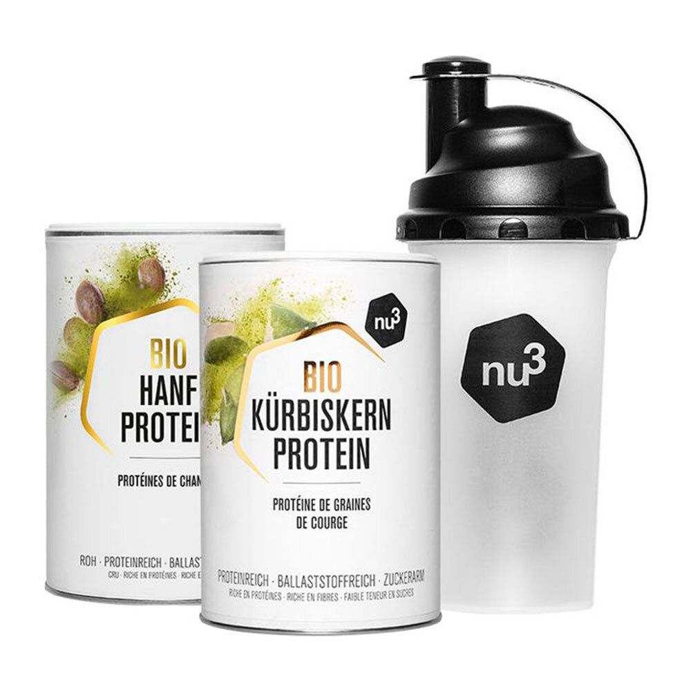 Set de produits nu3 Vegan Proteins