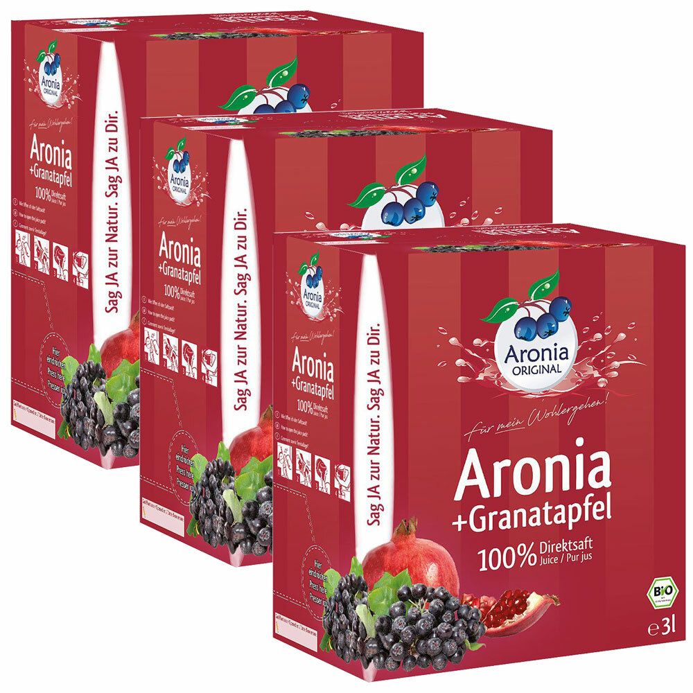 Image of Aronia ORIGINAL Bio Aronia + Granatapfel Direktsaft