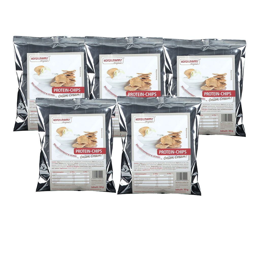 Konzelmanns Original Protein Chips Crème d'oignon