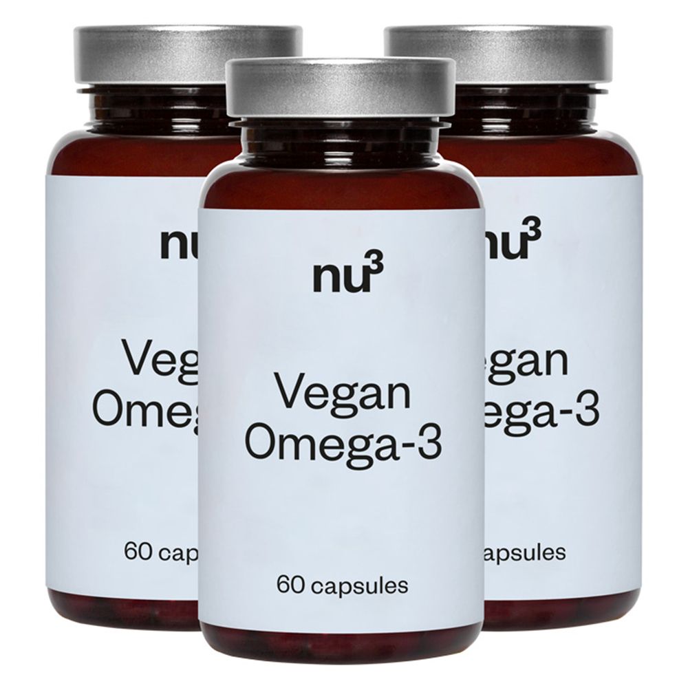 nu3 Capsules végétaliennes d'oméga-3
