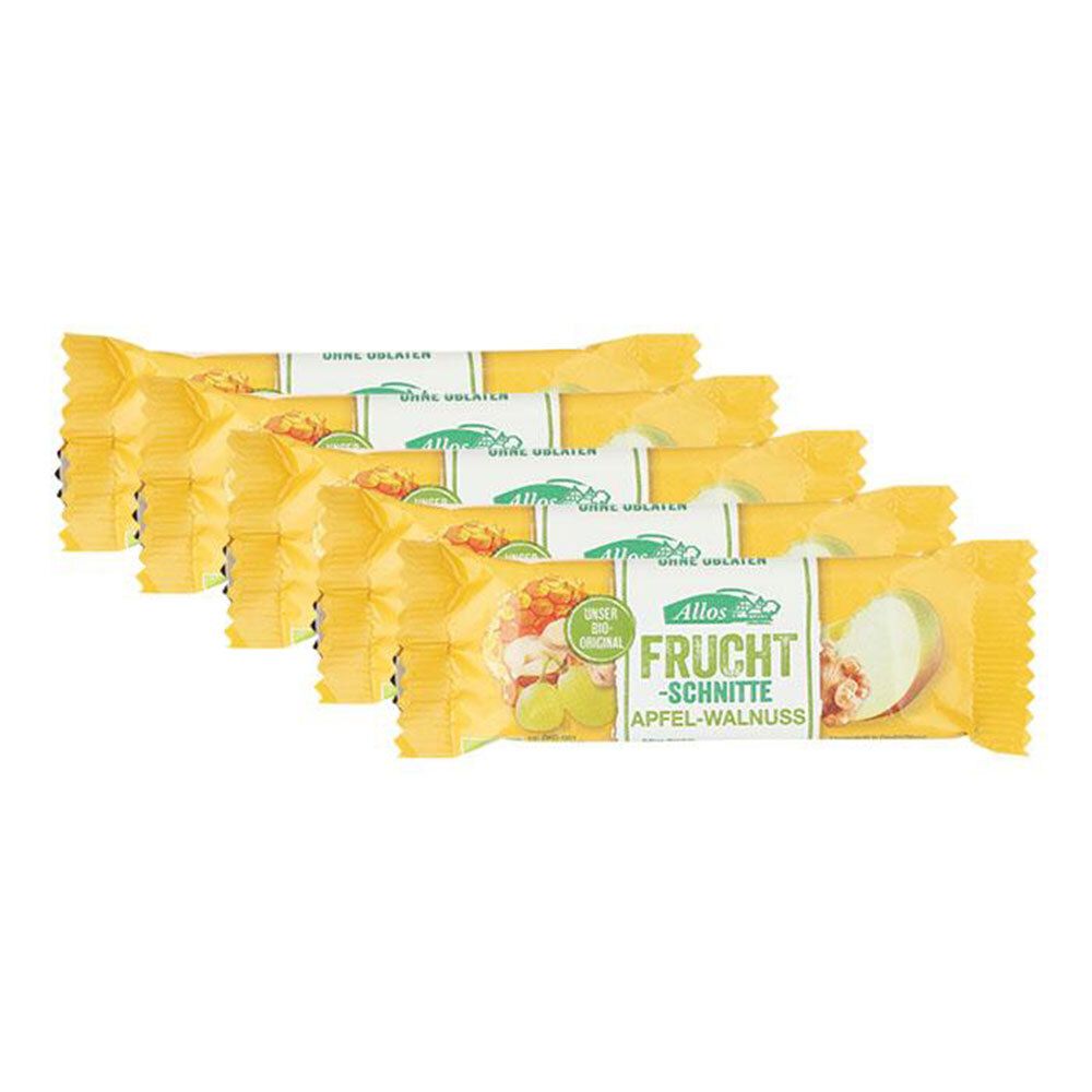 Allos Bio FRUCHTSCHNITTE, Apfel-Walnuss