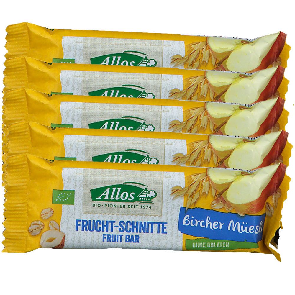 Allos FRUCHT-SCHNITTE Bircher Müsli