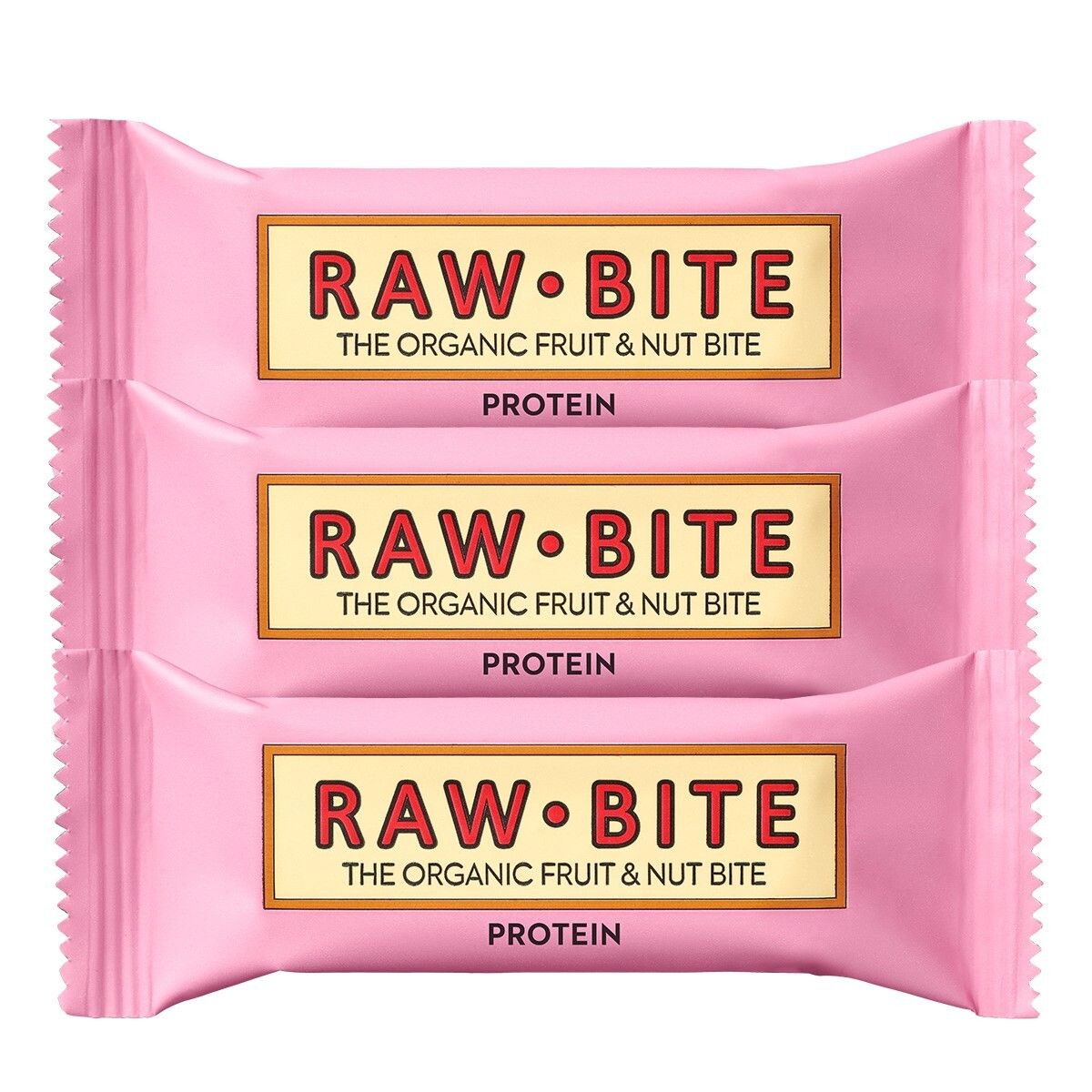 RAWBITE Barre de fruits & noix avec 20% de protéines