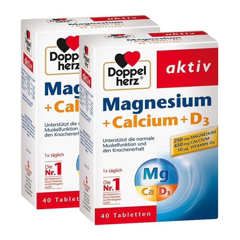 Image of Doppelherz® Magnesium + Calcium + D3
