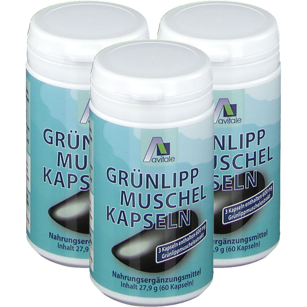 Avitale Capsules de moule à lèvres vertes