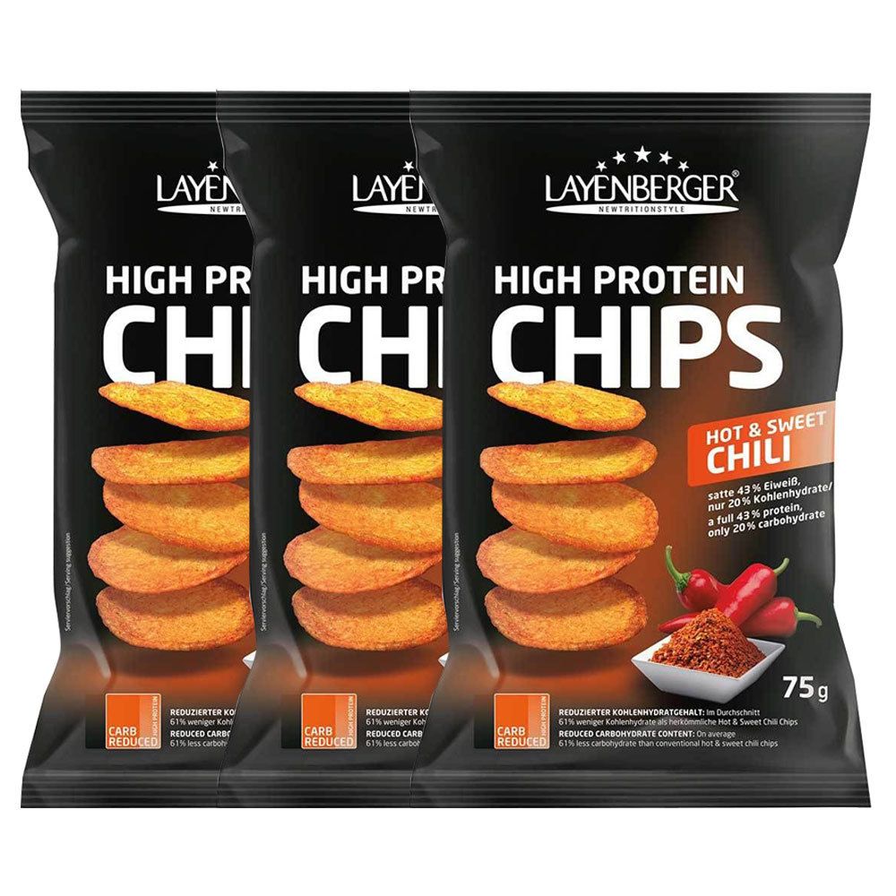 Image of LAYENBERGER® LOWCARB.ONE Chips Hot & Sweet Chili
