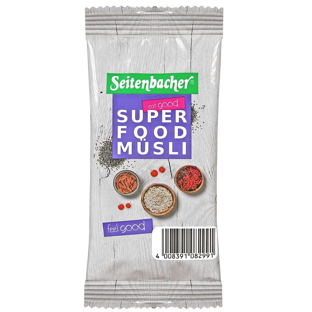 Image of Seitenbacher® Superfood Müsli Portionsbeutel