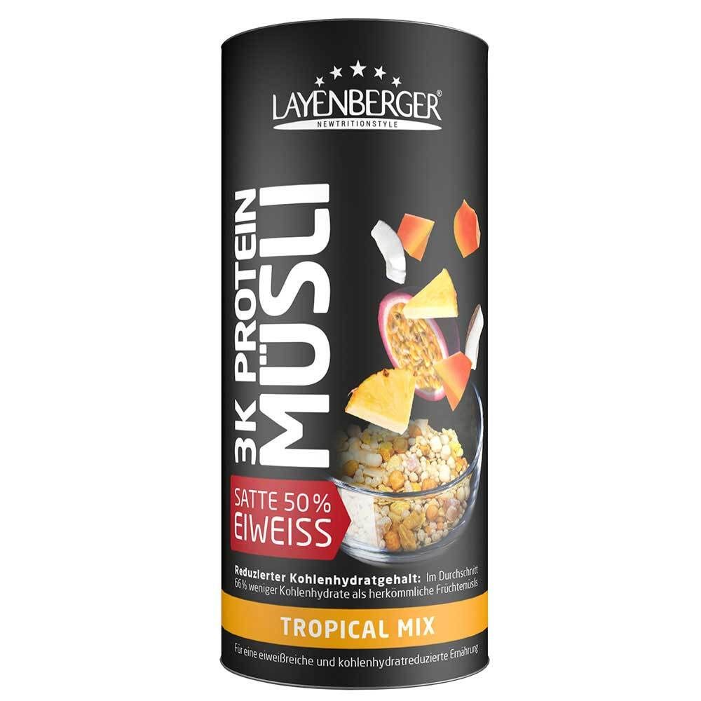 LAYENBERGER 3K Protein Müsli Tropical Mix Doppelpack