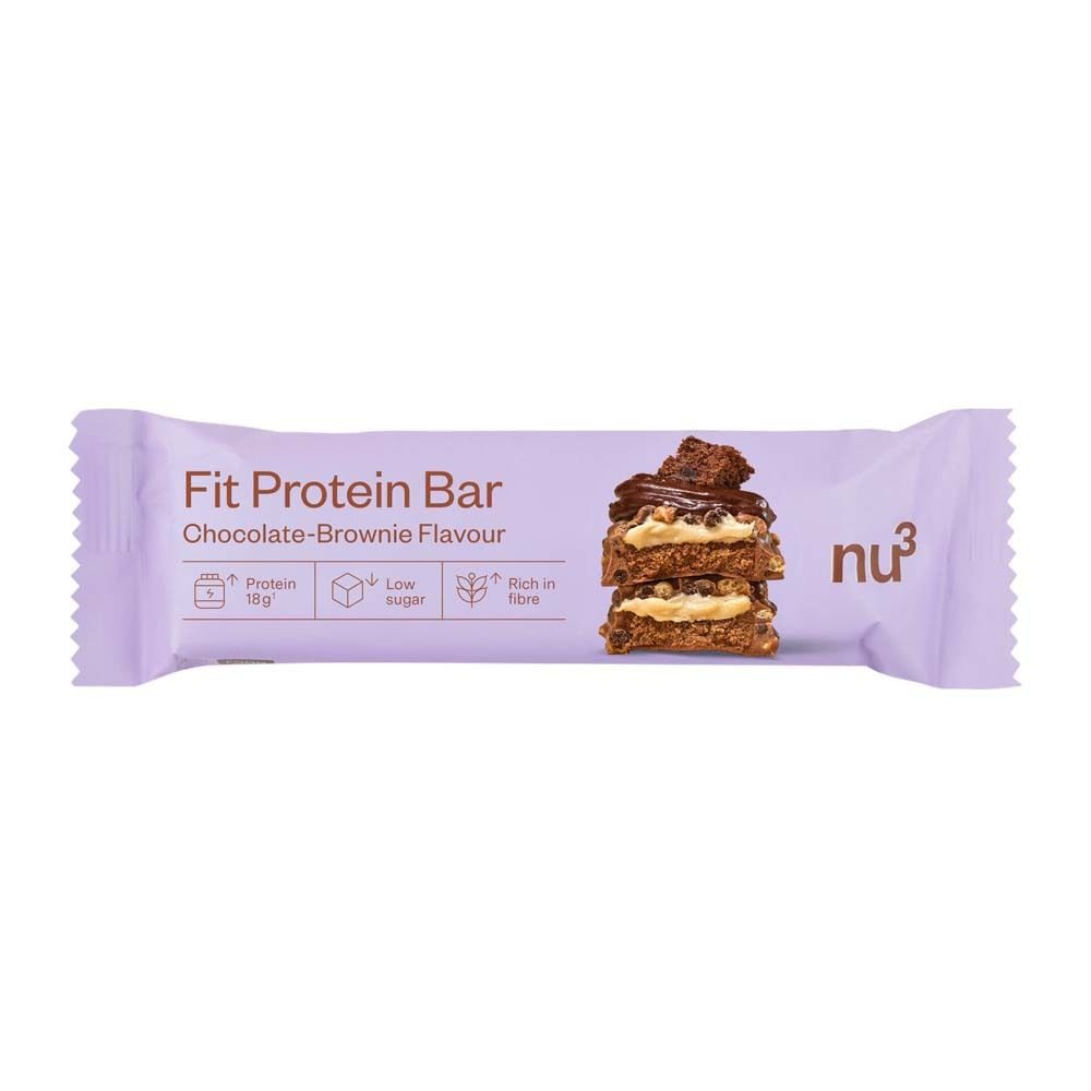 nu3 Fit Barre protéinée, brownie au chocolat