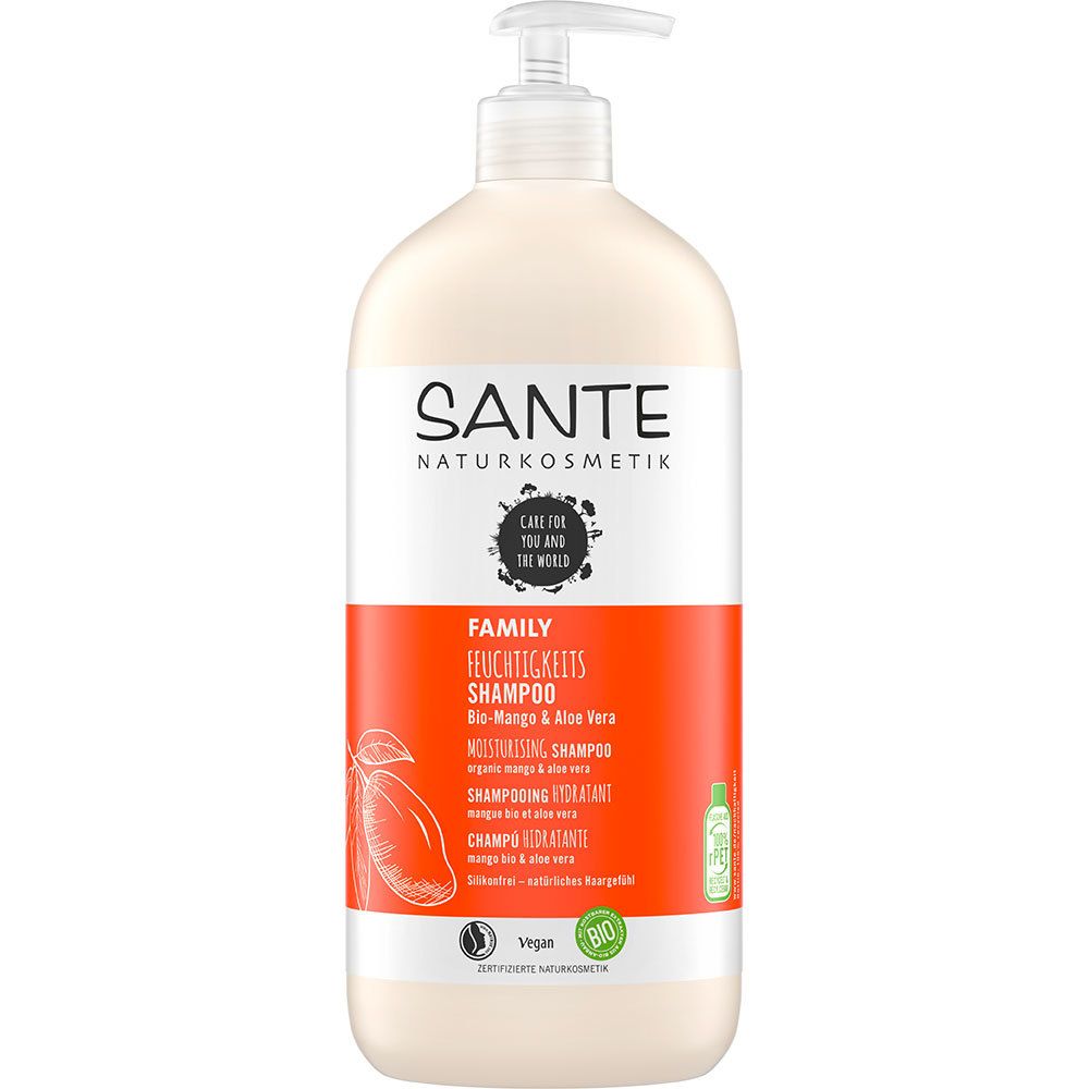 Image of SANTE Naturkosmetik Shampoo Bio-Mango & Aloe Vera