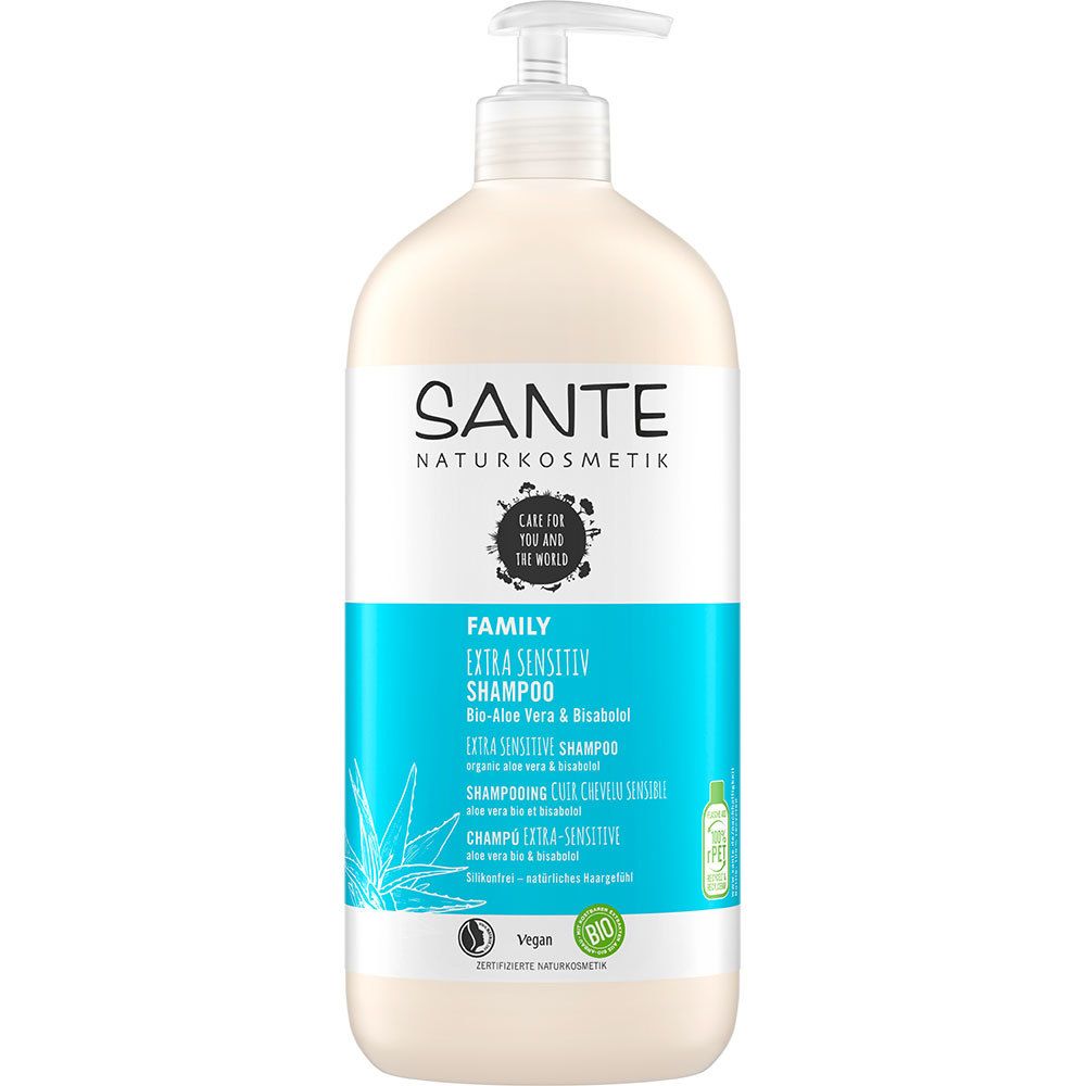 Image of SANTE Naturkosmetik Extra Senstitiv Shampoo Bio Aloe-Vera & Bisabolol